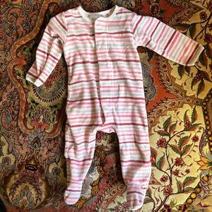 Magnetic Me Velour Footie Onesie Baby Girl 6-9 Months